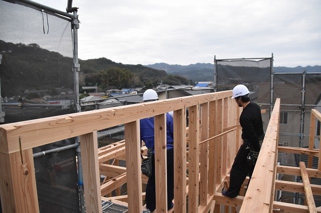 福岡県古賀市04　注文住宅建築現場リポート④　～上棟式～