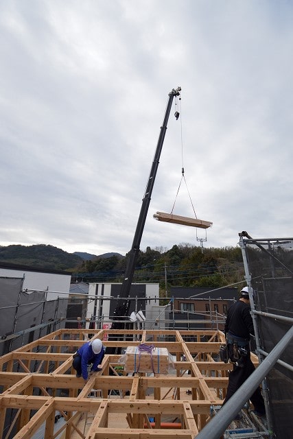 福岡県古賀市04　注文住宅建築現場リポート④　～上棟式～