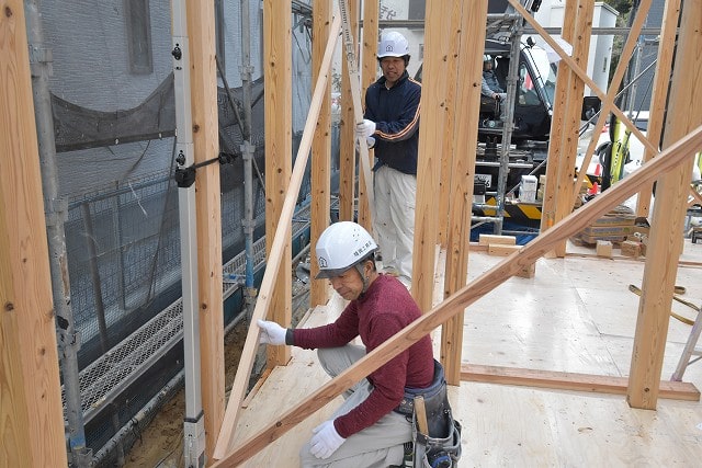 福岡県古賀市04　注文住宅建築現場リポート④　～上棟式～