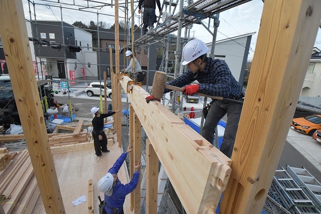 福岡県古賀市04　注文住宅建築現場リポート④　～上棟式～