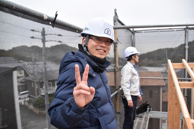 福岡県古賀市04　注文住宅建築現場リポート④　～上棟式～