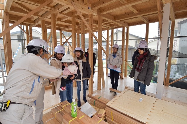 福岡県古賀市04　注文住宅建築現場リポート④　～上棟式～