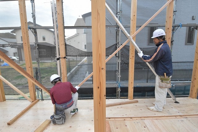 福岡県古賀市04　注文住宅建築現場リポート④　～上棟式～