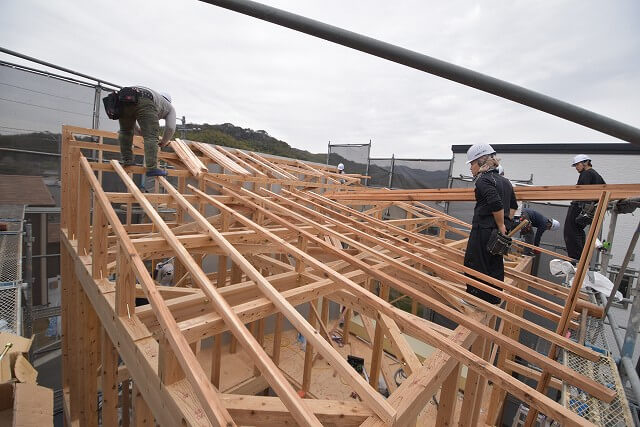 福岡県古賀市04　注文住宅建築現場リポート④　～上棟式～