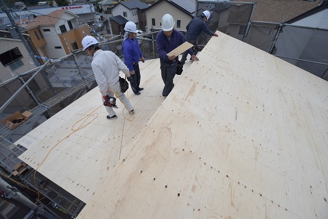 福岡県古賀市04　注文住宅建築現場リポート④　～上棟式～