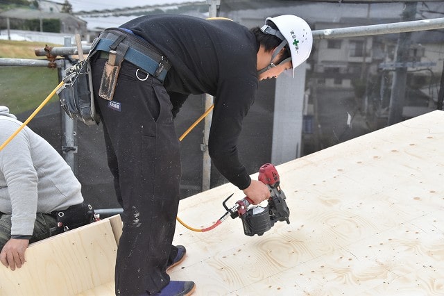 福岡県古賀市04　注文住宅建築現場リポート④　～上棟式～