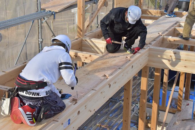 福岡県小郡市大板井01　注文住宅建築現場リポート⑤　～上棟式～