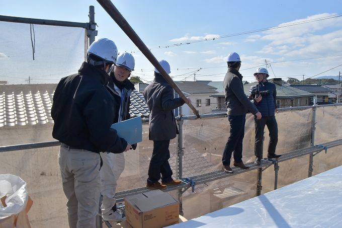 福岡県小郡市大板井01　注文住宅建築現場リポート⑤　～上棟式～