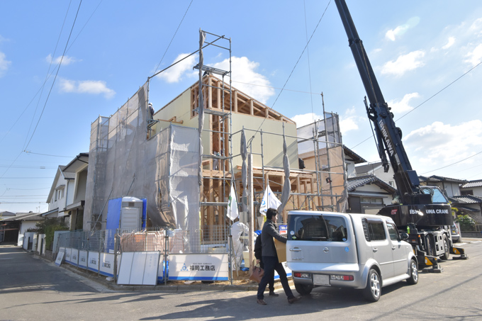 福岡県小郡市大板井01　注文住宅建築現場リポート⑤　～上棟式～