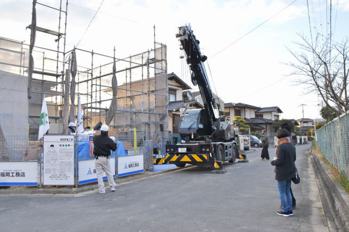 福岡県小郡市大板井01　注文住宅建築現場リポート⑤　～上棟式～