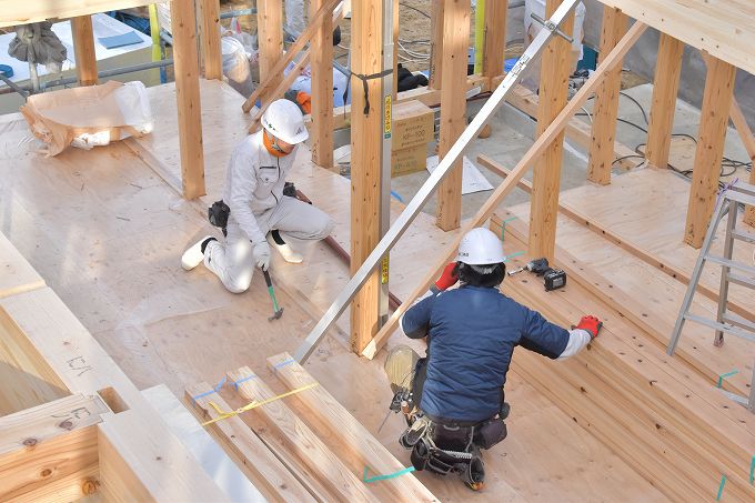 福岡県小郡市大板井01　注文住宅建築現場リポート⑤　～上棟式～