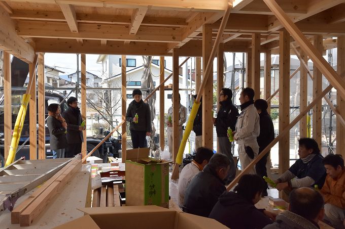 「小郡市大板井01」注文住宅現場リポート⑤【上棟式】
