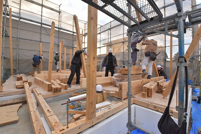 「小郡市大板井01」注文住宅現場リポート⑤【上棟式】