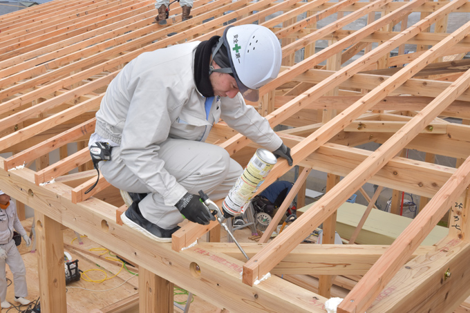 福岡県小郡市大板井01　注文住宅建築現場リポート⑤　～上棟式～