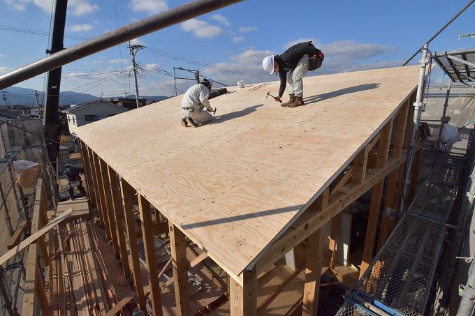 福岡県小郡市大板井01　注文住宅建築現場リポート⑤　～上棟式～