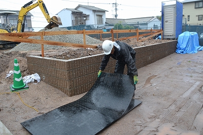 福岡市博多区空港前01　注文住宅建築現場リポート②