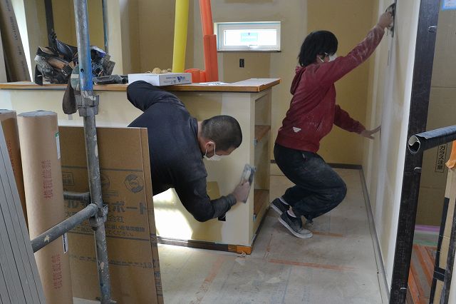 「福岡市城南区七隈03」注文住宅現場リポート⑨【内装工事】【クロス】