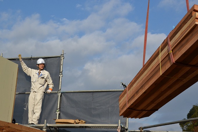 福岡県筑紫野市04　注文住宅建築現場リポート⑤　～上棟式～