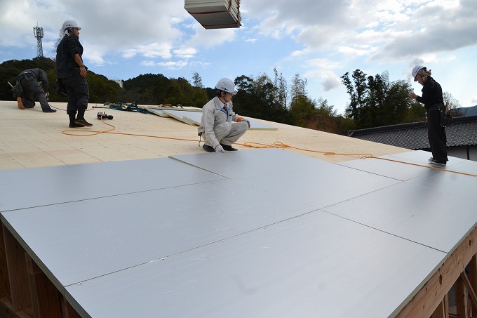 福岡県筑紫野市04　注文住宅建築現場リポート⑤　～上棟式～