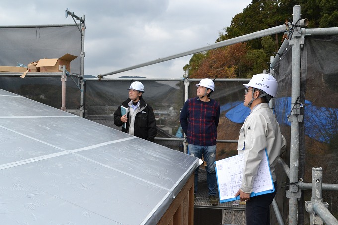 福岡県筑紫野市04　注文住宅建築現場リポート⑤　～上棟式～