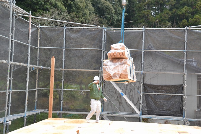 福岡県筑紫野市04　注文住宅建築現場リポート⑤　～上棟式～