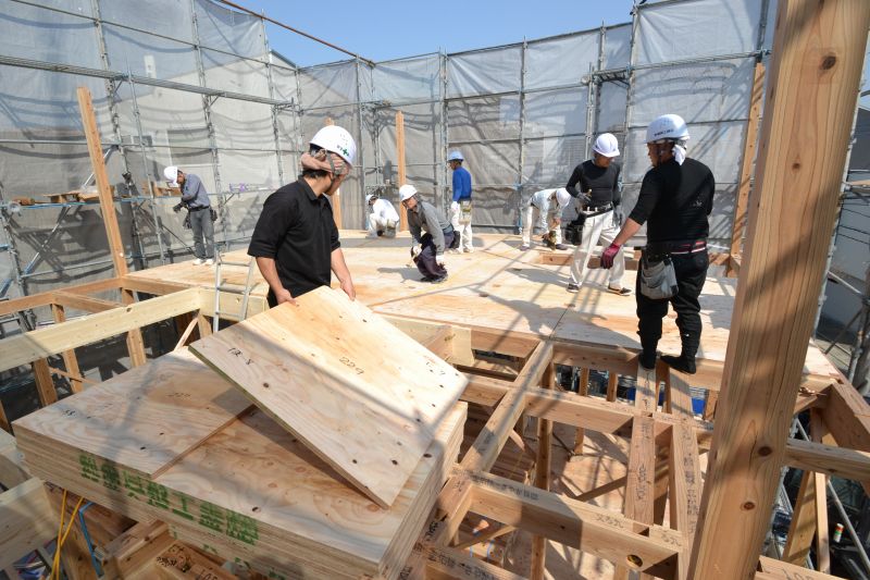 「大野城市01」注文住宅現場リポート④【上棟式】