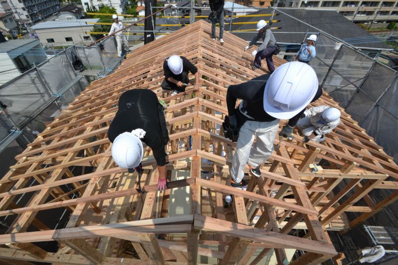 福岡県大野城市01　注文住宅建築現場リポート④　～上棟式～