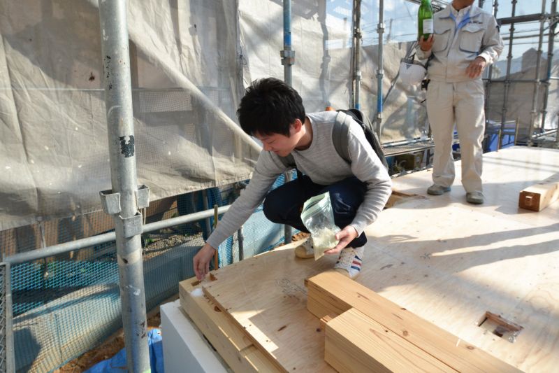 「大野城市01」注文住宅現場リポート④【上棟式】