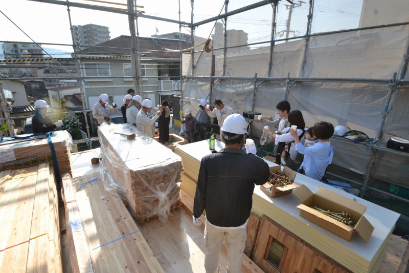 「大野城市01」注文住宅現場リポート④【上棟式】