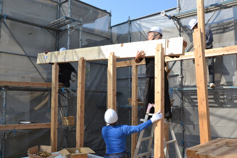 「大野城市01」注文住宅現場リポート④【上棟式】