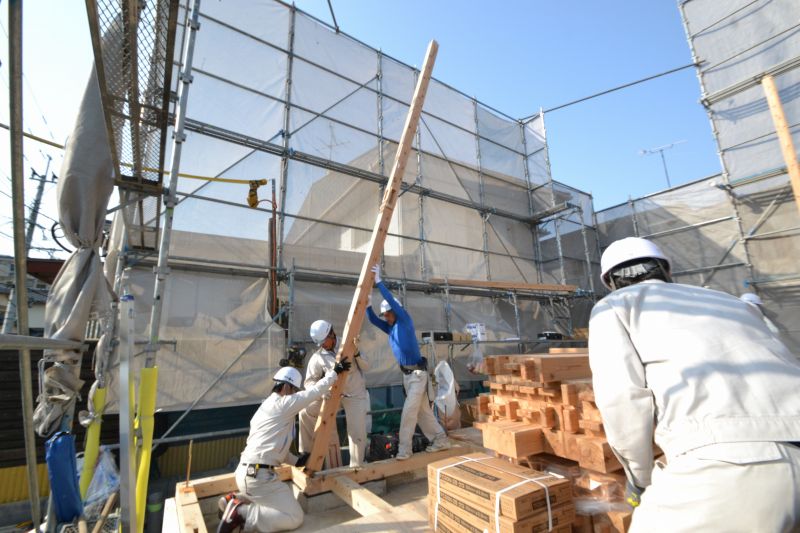 福岡県大野城市01　注文住宅建築現場リポート④　～上棟式～