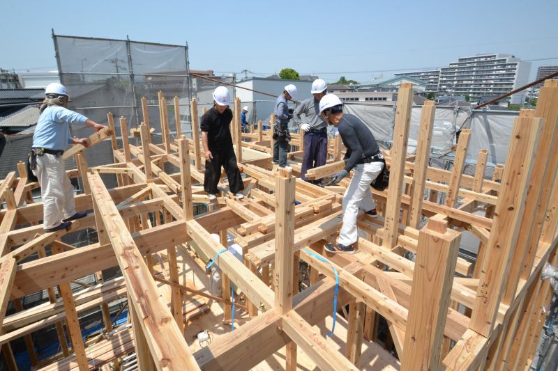 福岡県大野城市01　注文住宅建築現場リポート④　～上棟式～