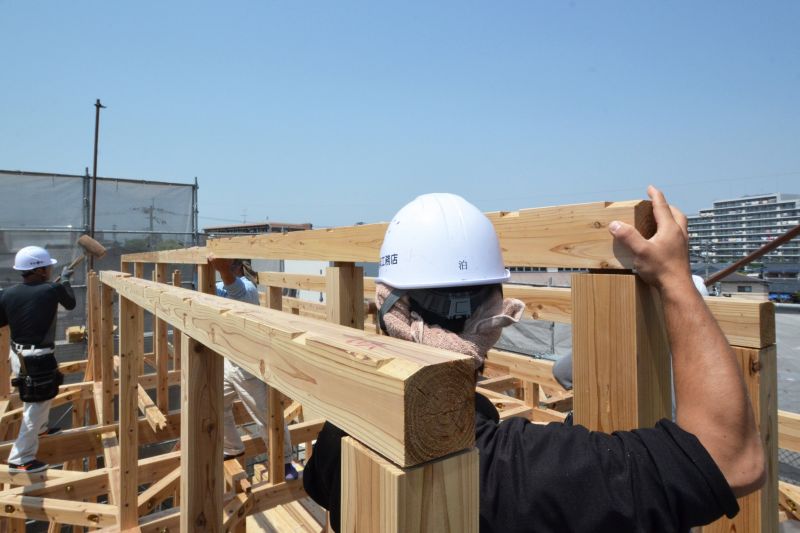 「大野城市01」注文住宅現場リポート④【上棟式】