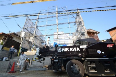 福岡県大野城市01　注文住宅建築現場リポート④　～上棟式～