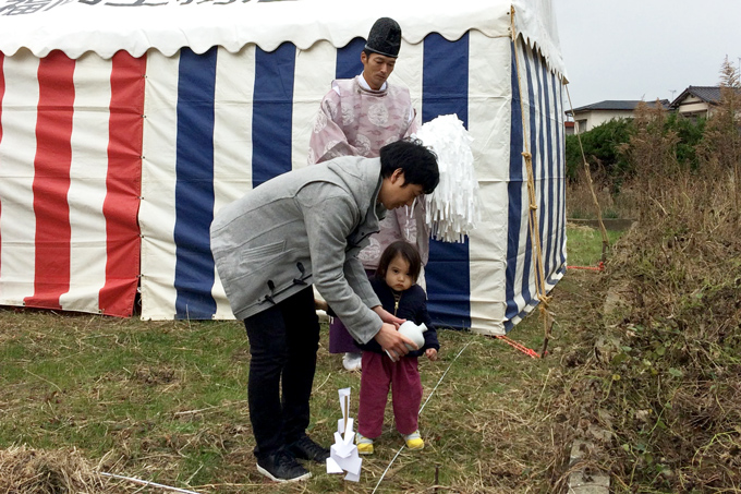 福岡県古賀市01　注文住宅建築現場リポート①　～地鎮祭～