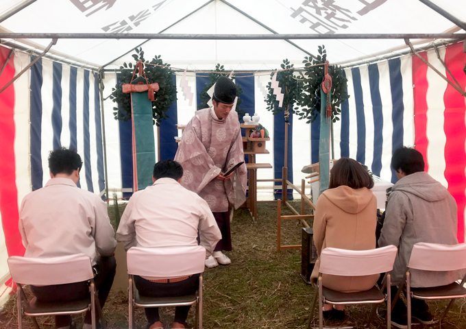 「古賀市01」注文住宅現場リポート①【地鎮祭】