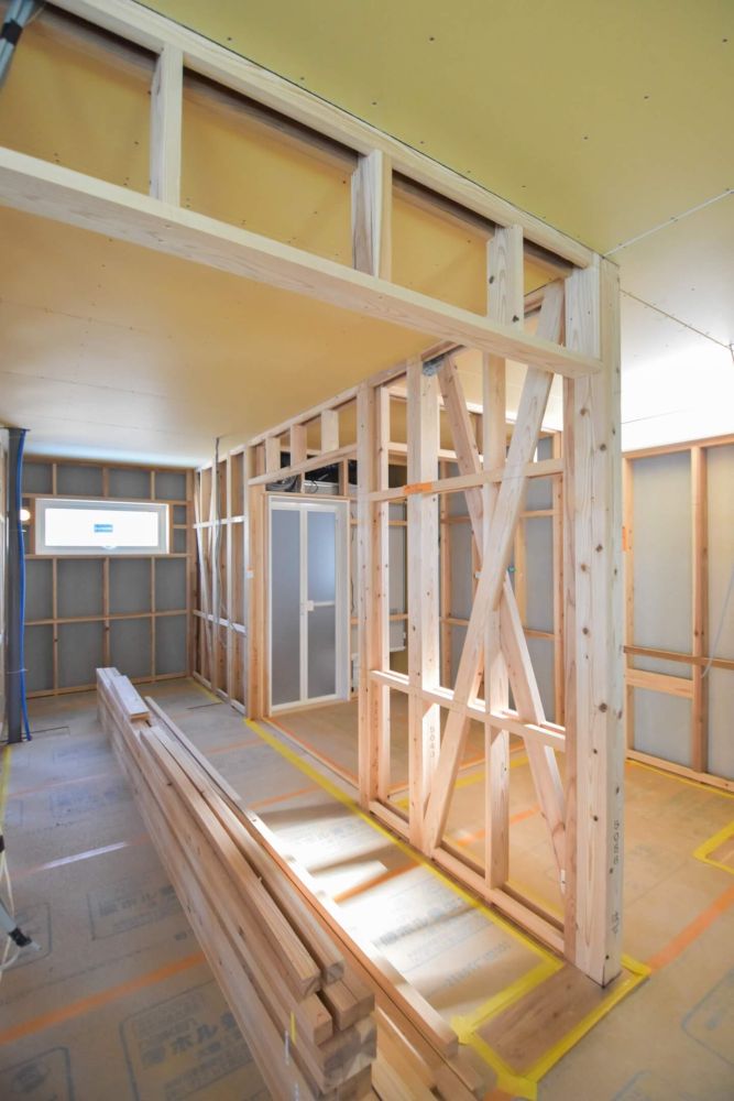 「福岡市東区09」注文住宅現場リポート⑨【木工事】【石膏ボード】