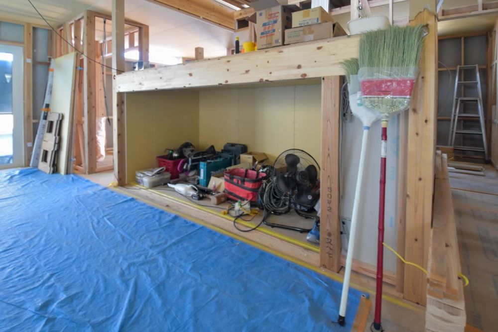 「福岡市東区09」注文住宅現場リポート⑨【木工事】【石膏ボード】