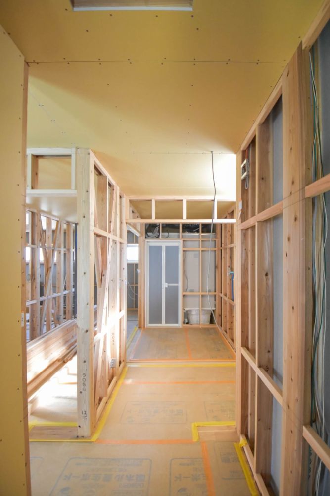 「福岡市東区09」注文住宅現場リポート⑨【木工事】【石膏ボード】