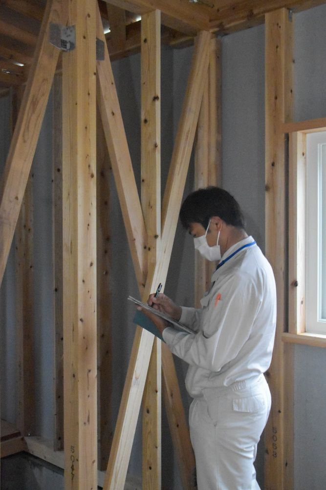 「糟屋郡志免町04」注文住宅現場リポート③【木工事】【金物検査】