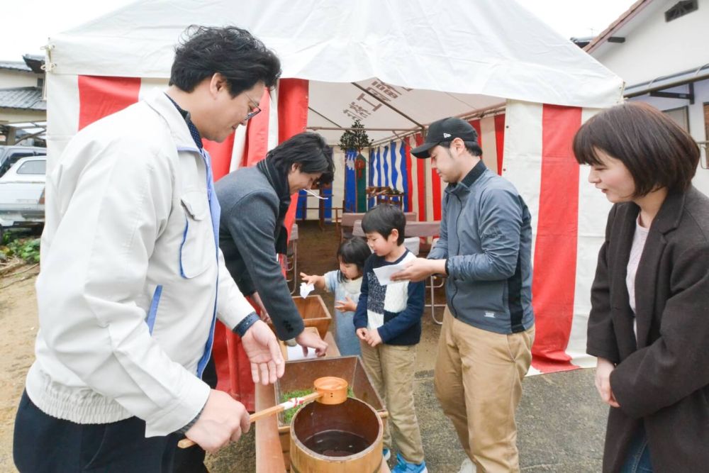 福岡市城南区04　注文住宅現場リポート①　～地鎮祭～