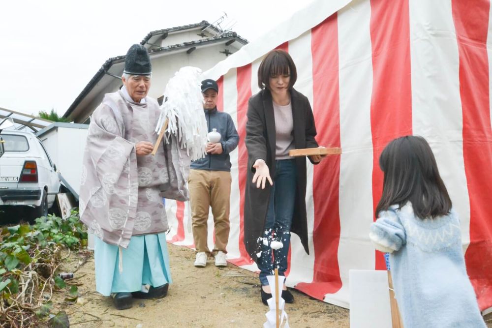 福岡市城南区04　注文住宅現場リポート①　～地鎮祭～