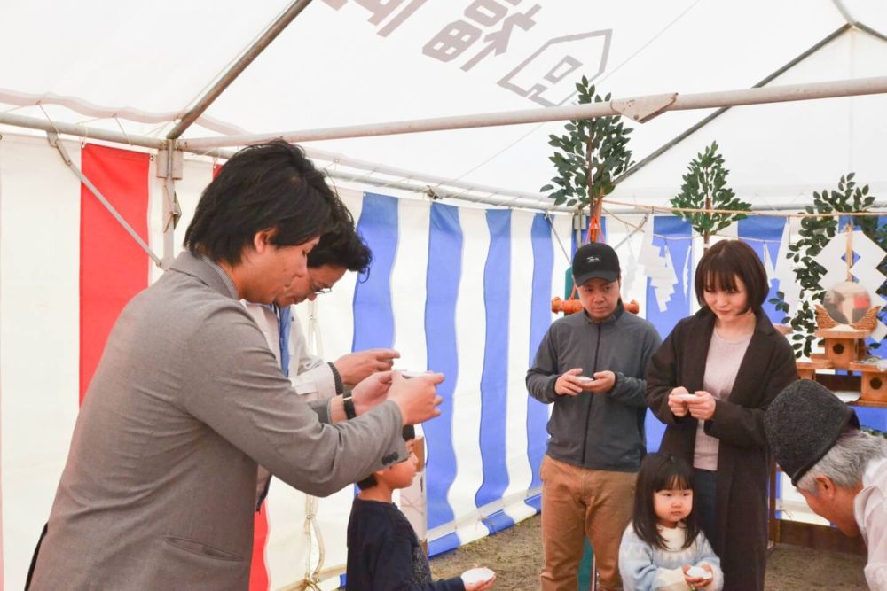 福岡市城南区04　注文住宅現場リポート①　～地鎮祭～