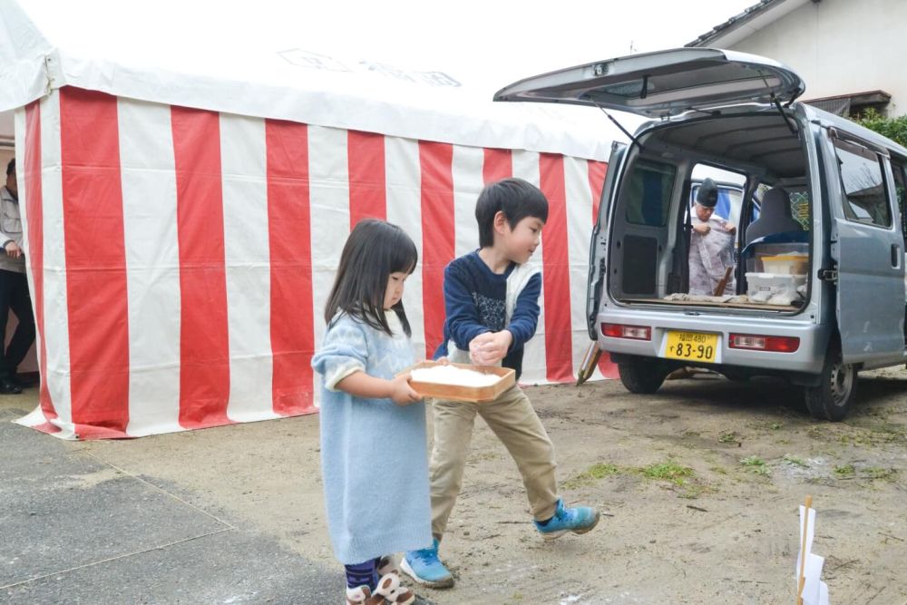 福岡市城南区04　注文住宅現場リポート①　～地鎮祭～