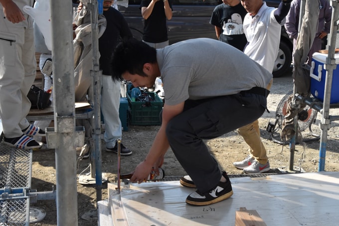 「朝倉郡筑前町東小田01」注文住宅現場リポート⑤【上棟式】
