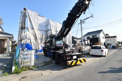 福岡県朝倉郡筑前町東小田01　注文住宅建築現場リポート⑤　～上棟式～