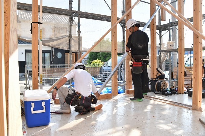 福岡県朝倉郡筑前町東小田01　注文住宅建築現場リポート⑤　～上棟式～