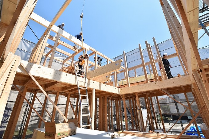 福岡県朝倉郡筑前町東小田01　注文住宅建築現場リポート⑤　～上棟式～