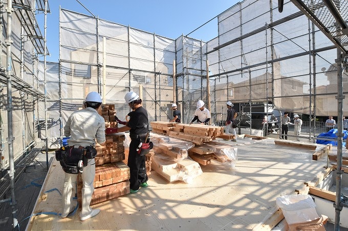 福岡県朝倉郡筑前町東小田01　注文住宅建築現場リポート⑤　～上棟式～