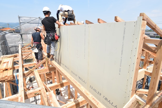「朝倉郡筑前町東小田01」注文住宅現場リポート⑤【上棟式】